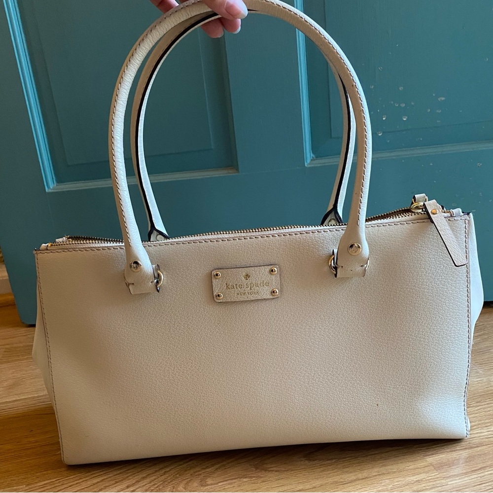 Kate Spade Cream Bag- Large